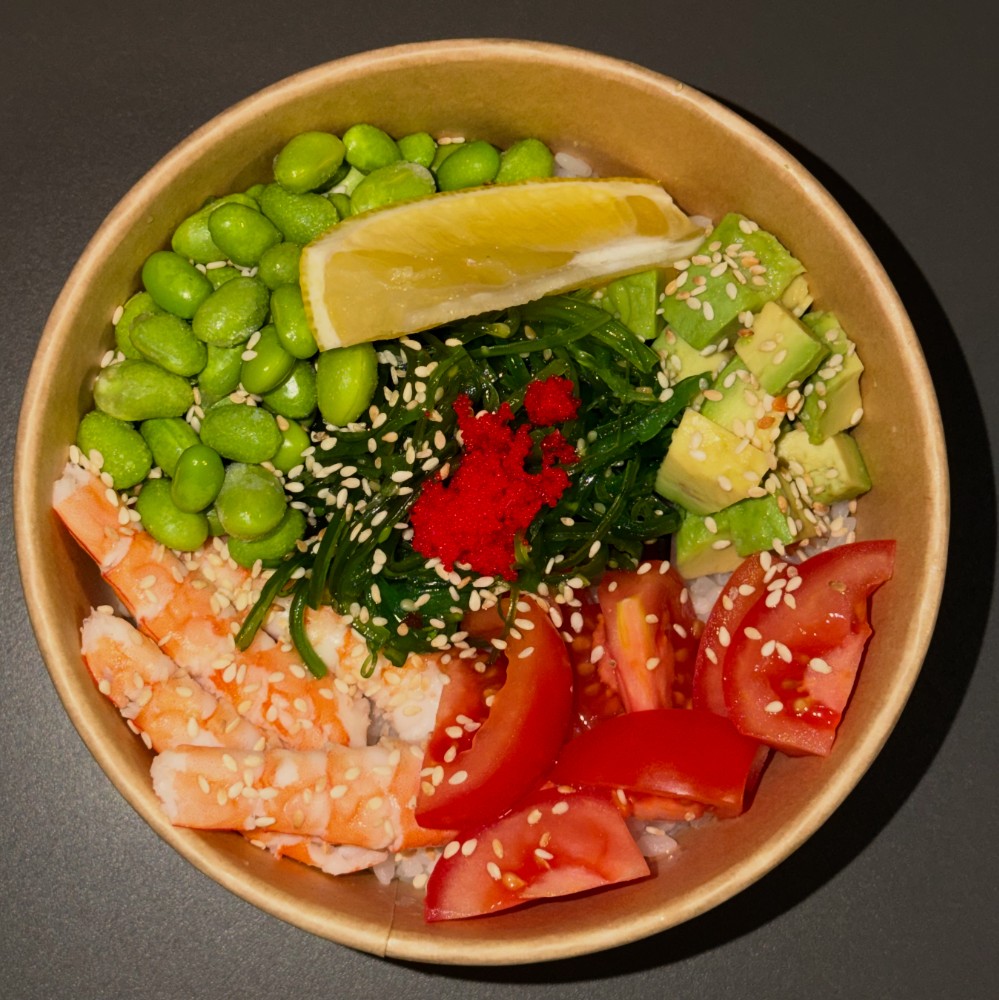 Поке-боул з креветкою