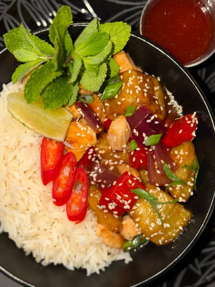 Рис з куркою