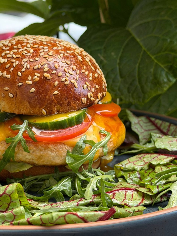 Курячий пан бургер