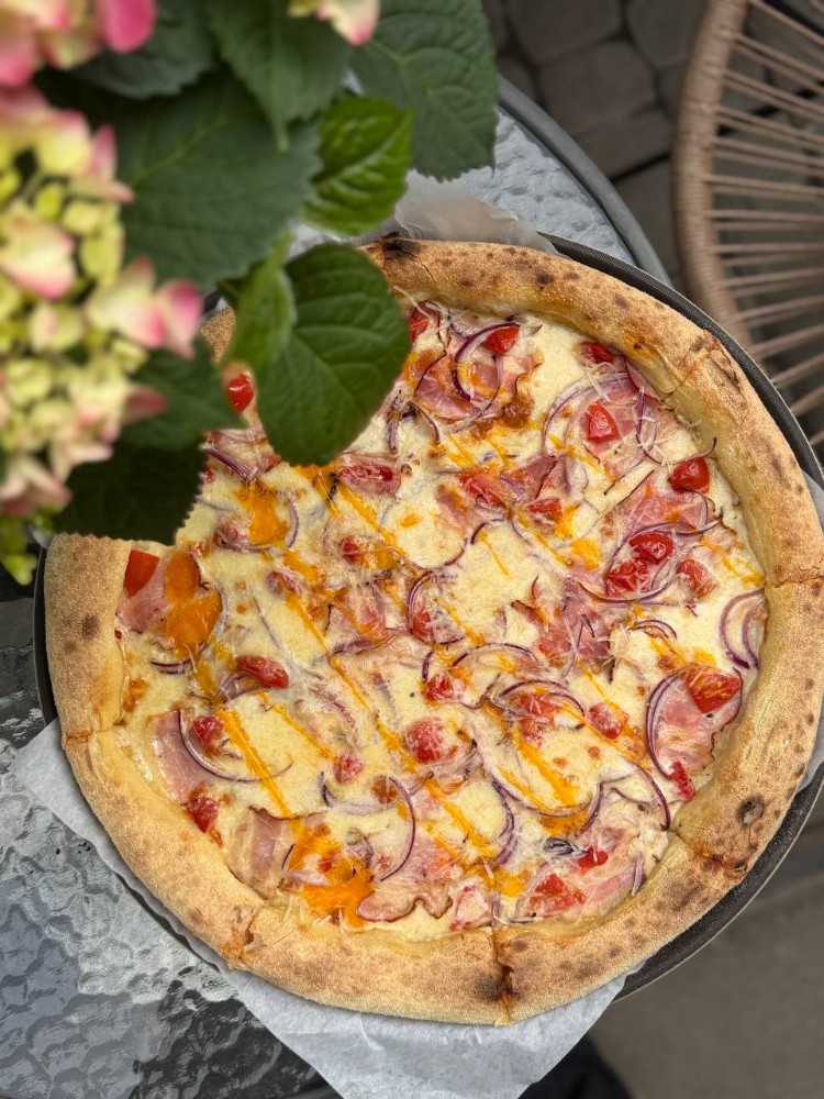 Піца Карбонара 40 см.