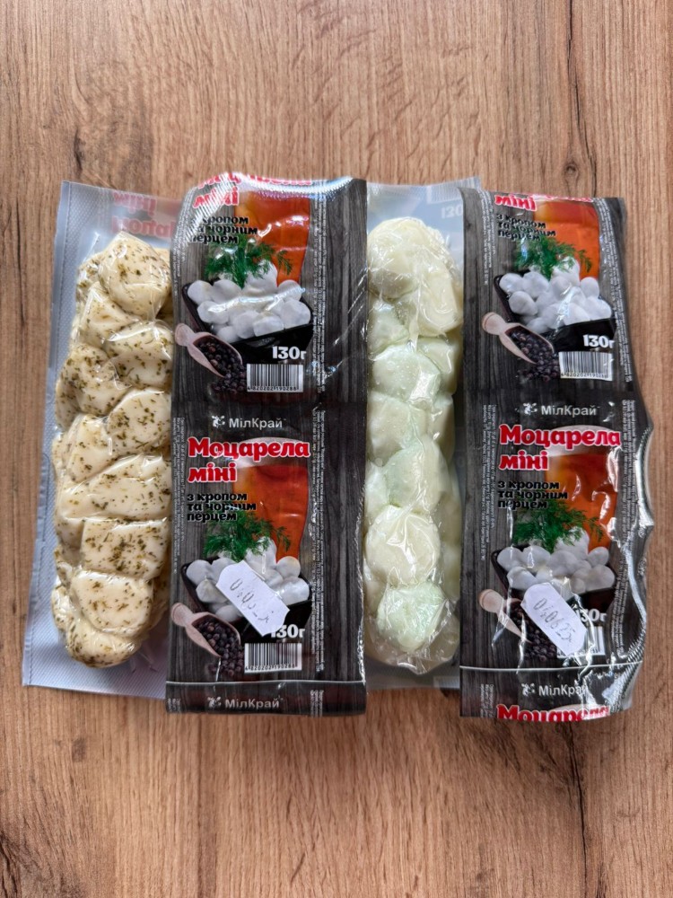 МОЦАРЕЛЛА до пива (в асортименті)