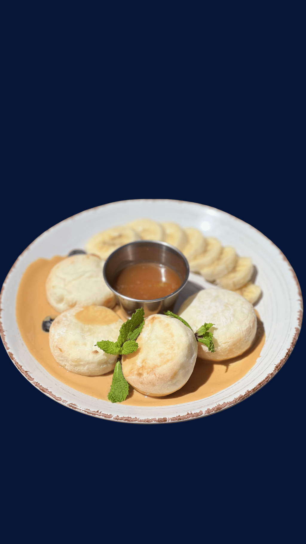 Сирники з арахісовою пастою та солоною карамеллю