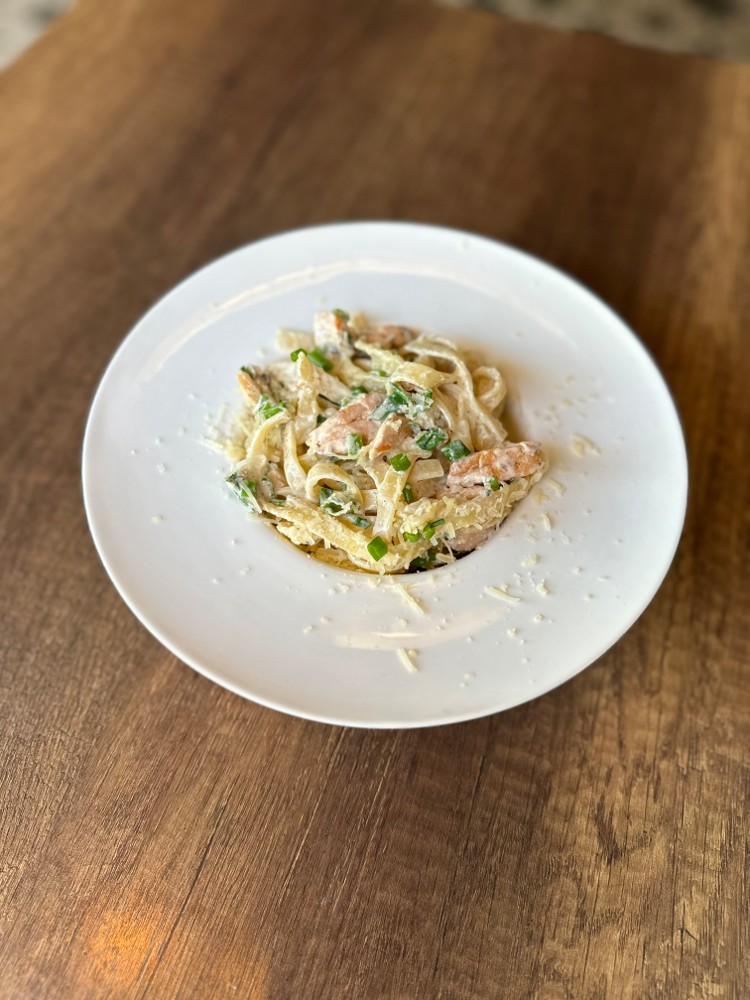 Tagliatelle Salmon / ტალიატელე ორაგული 