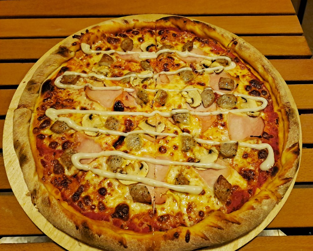 პიცა ბოსკაიოლა / Pizza boscaiolla