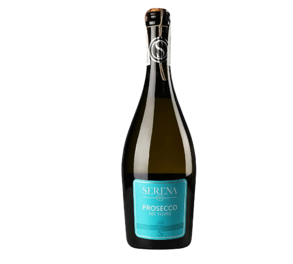 Вино газоване Prosecco Frizzante сухе біле, DOC, Serena 1881, Treviso, Італія 750мл