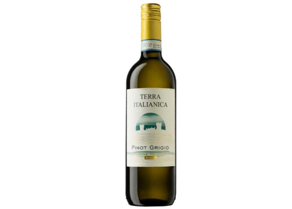 Вино Pinot Grigio Terra Italianica DOC біле сухе Італія 12% ,150мл