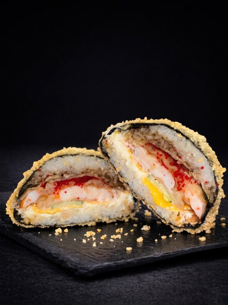 Суші бургер з креветкою (330g)