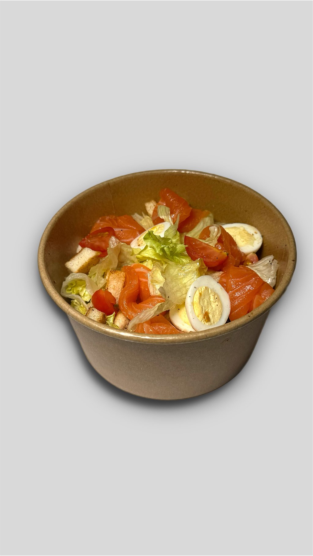 Салат Цезар з лососем (Вага 280g)