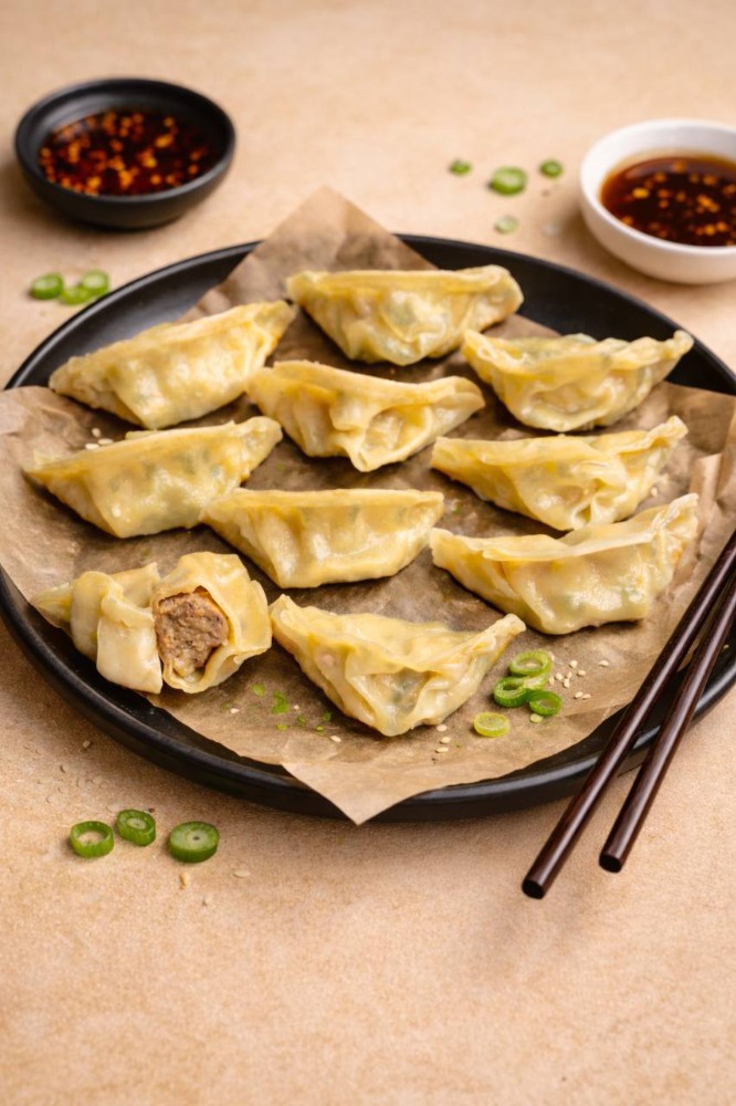 Гьодза з куркою та морквою 