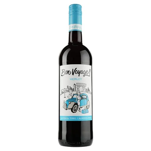 Вино Bon Voyage Merlot Alcohol Free (125 мл)