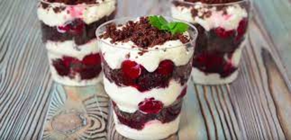 Трайфл шоколад вишня