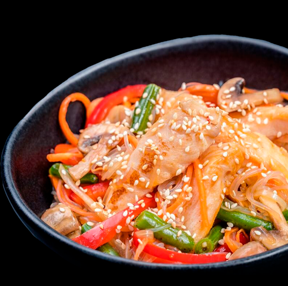 Фунчоза з куркою / 450 г