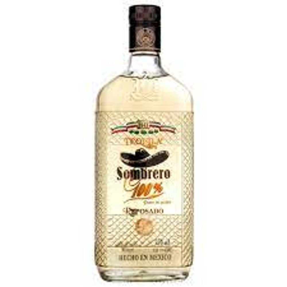 Текіла Sombrero Reposado 100% Agave 50 мл