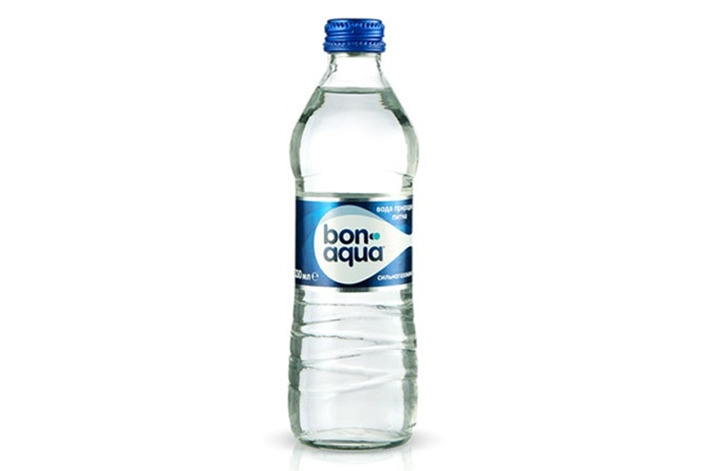 Вода Bon Aqua газ скло 0,25 л