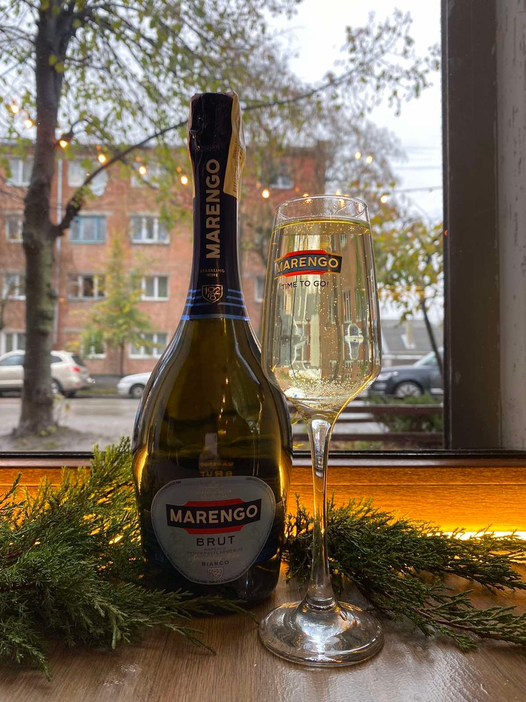 МАРЕНГО вино ігр. брют, біле 0,75 л