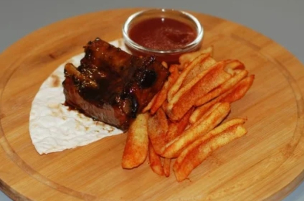 Свинні ребра з діпами 370г