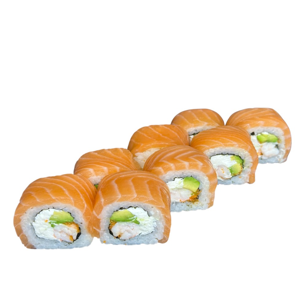 Філадельфія з креветкою і авокадо