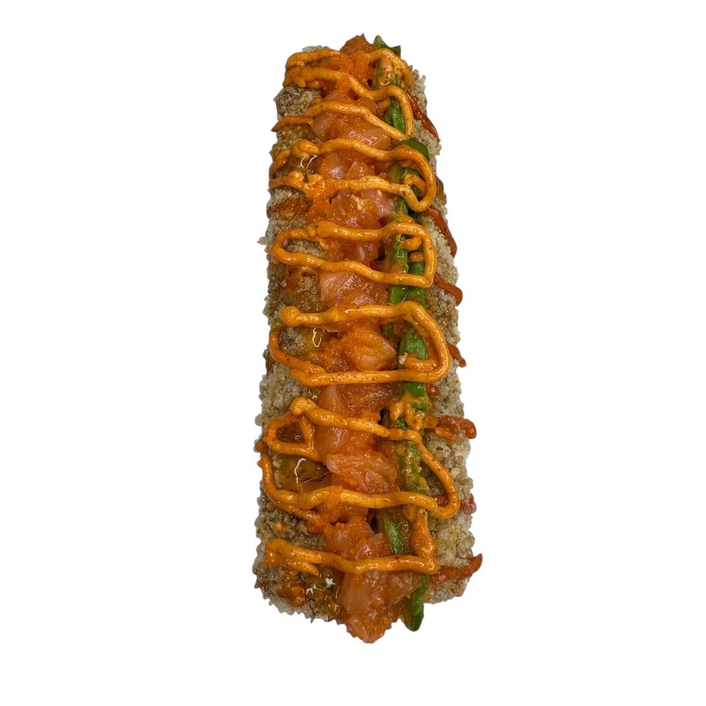 Cуші хот дог з лососем