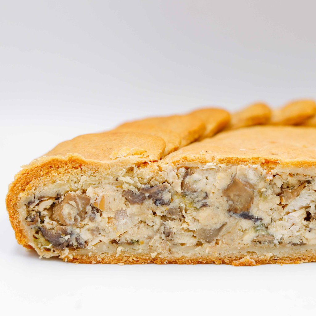 З КУРКОЮ, СИРОМ ТА ГРИБАМИ