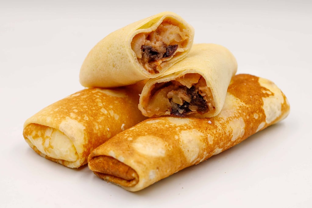 МЛИНЦІ З ЯБЛУКОМ, ЧОРНОСЛИВОМ ТА ГОРІХАМИ | ціна за 100 г (на вагу)