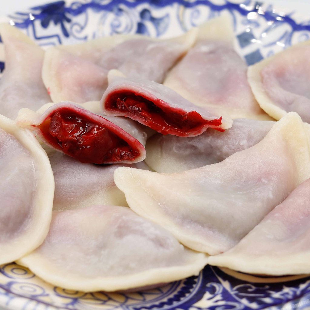 ВАРЕНИКИ З ВИШНЕЮ | ціна за 100 г (на вагу)