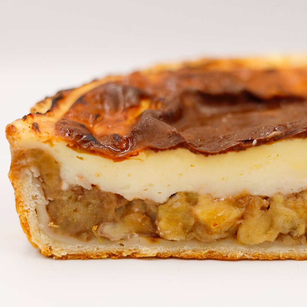 ФЛАН ЯБЛУЧНИЙ З ГОРІХАМИ ТА КОРИЦЕЮ