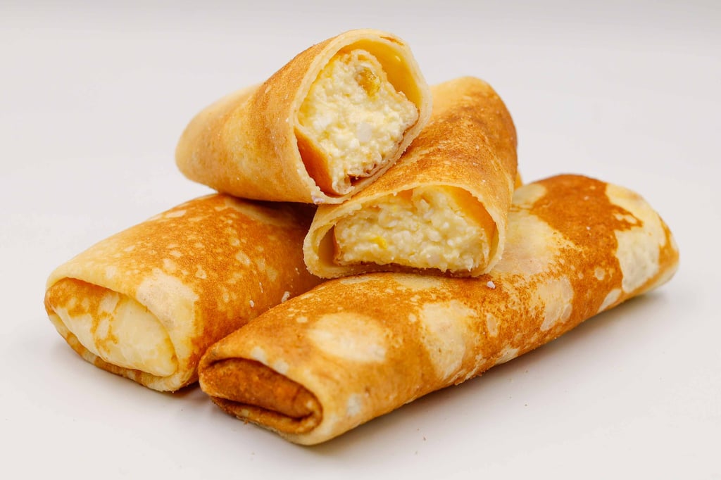 МЛИНЦІ З МАНГО ТА СИРОМ | ціна за 100 г (на вагу)