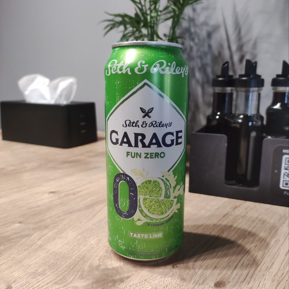 Пиво б/а GARAGE лайм 0.5л.