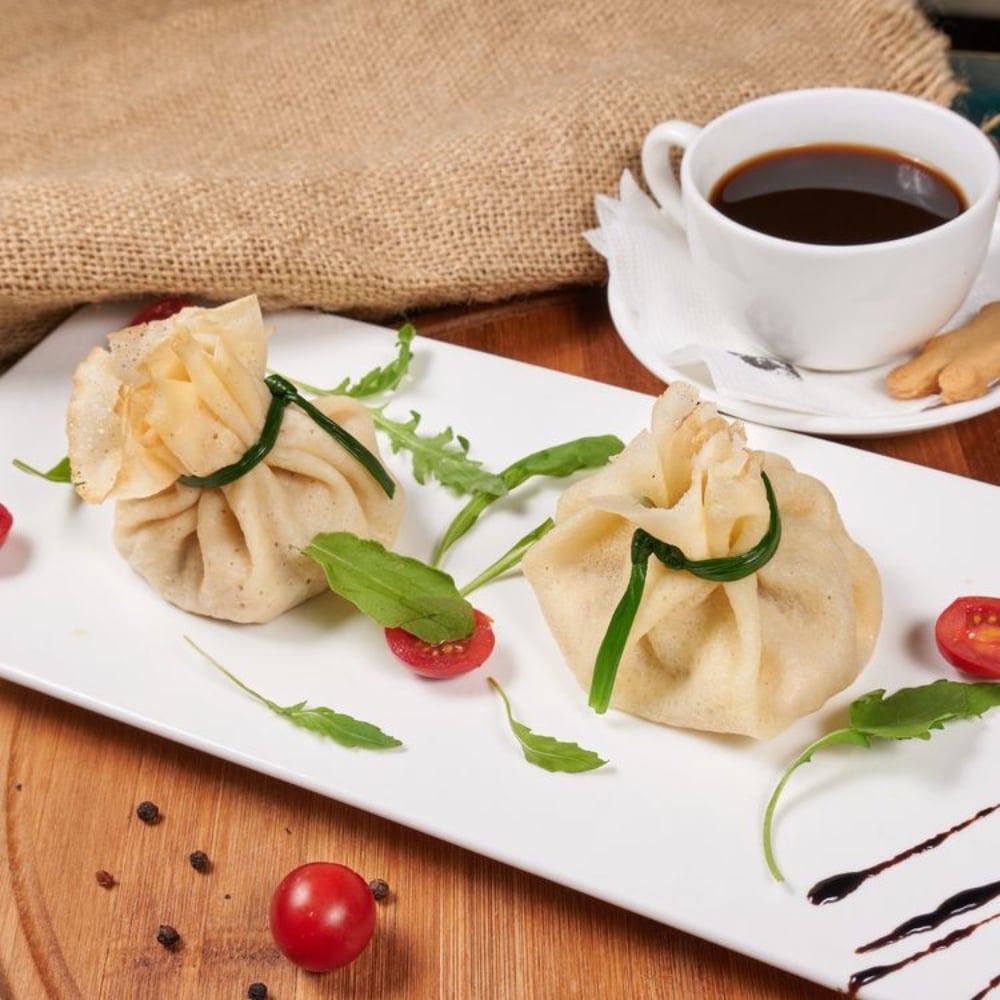 Блинчики с курицей и шампиньонами
