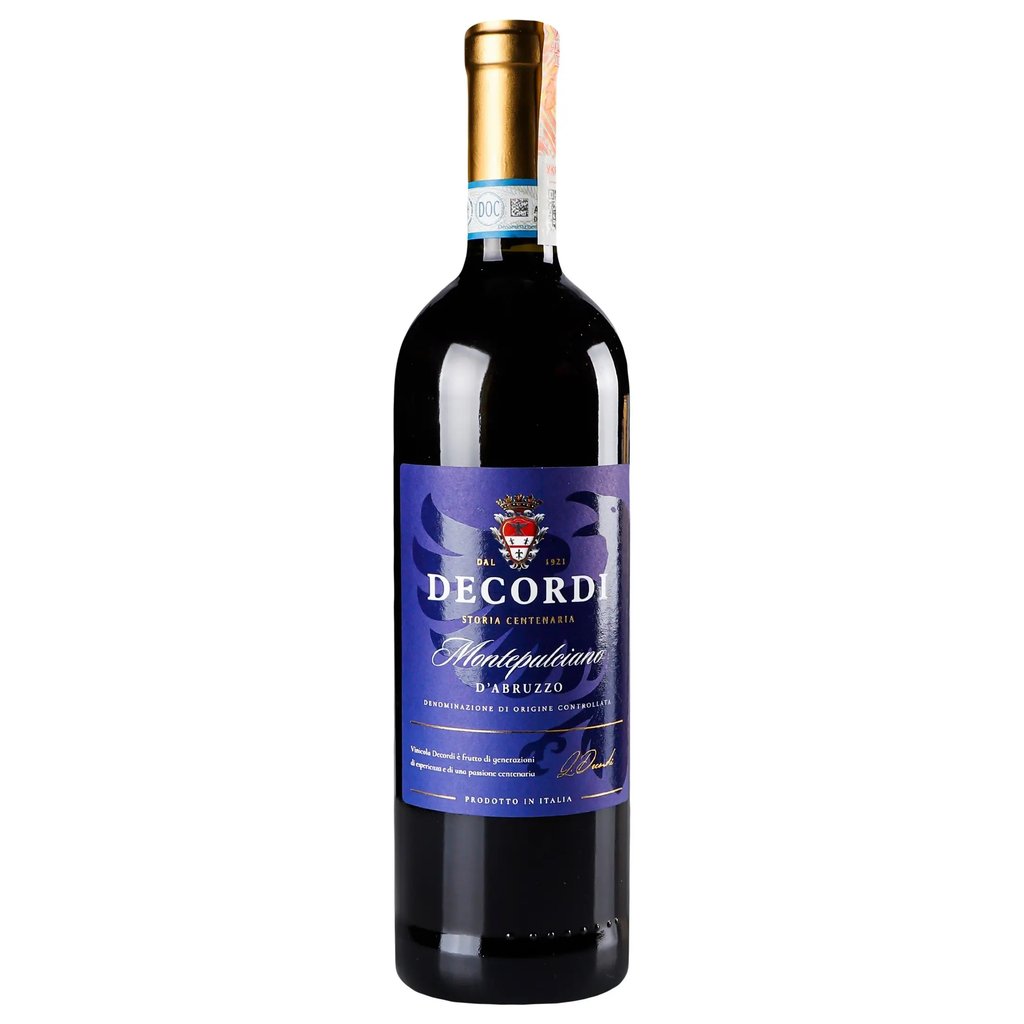Вино Decordi Montepulciano d'Abruzzo червоне сухе 750мл 