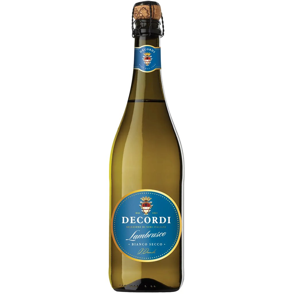 Вино ігристе Decordi Lambrusco Bianco Secco, біле сухе 150мл