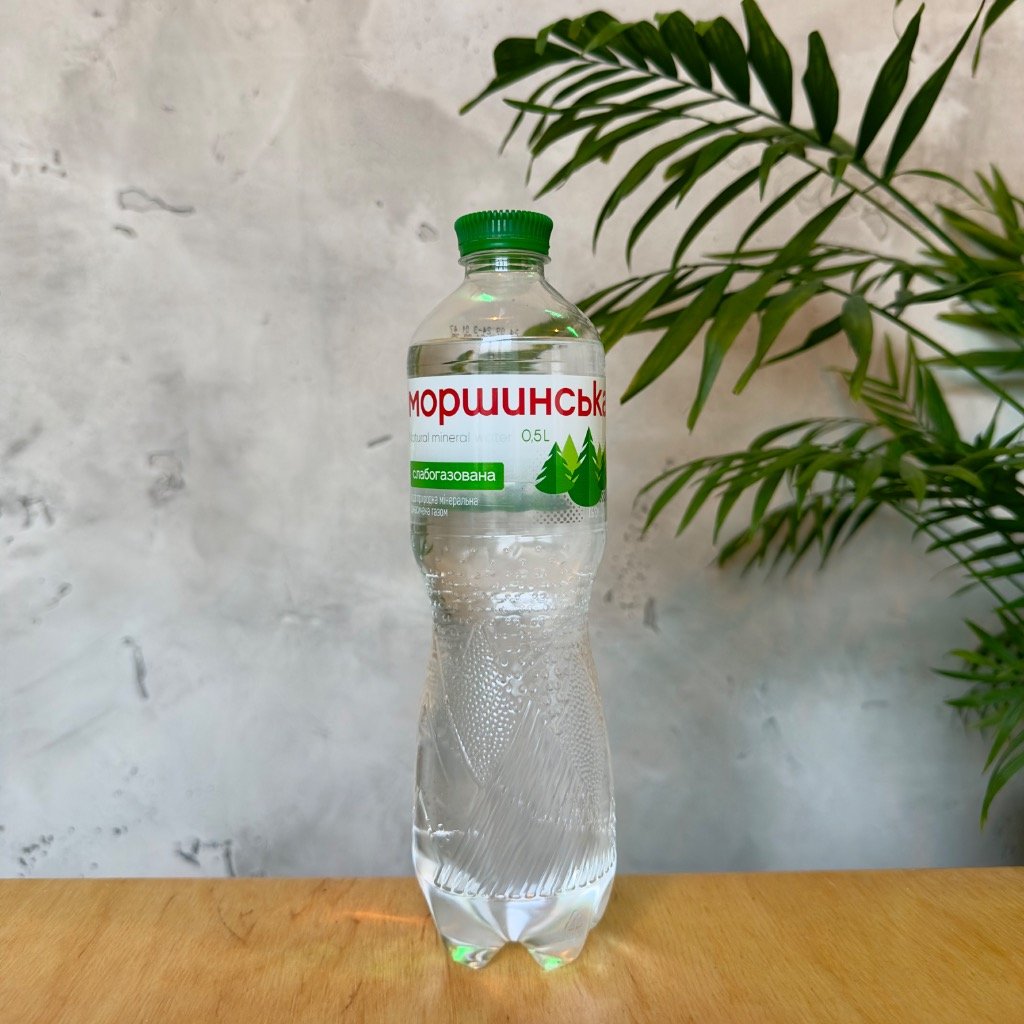 Вода мінеральна «Моршинська» слабогазована, 0,5 л.