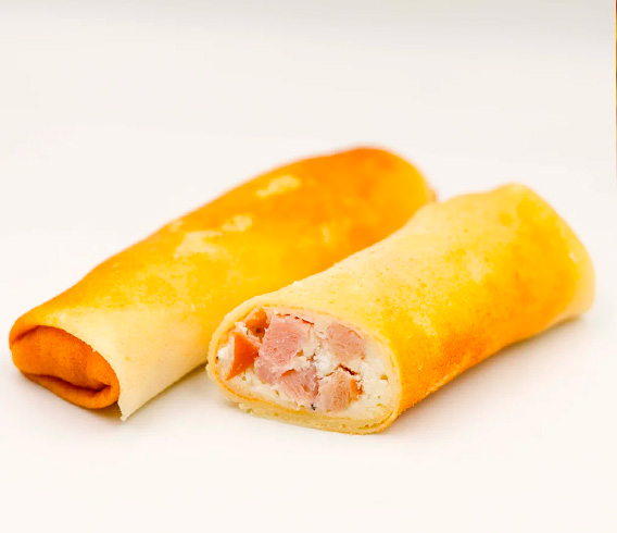 Млинці з шинкою та оливками
