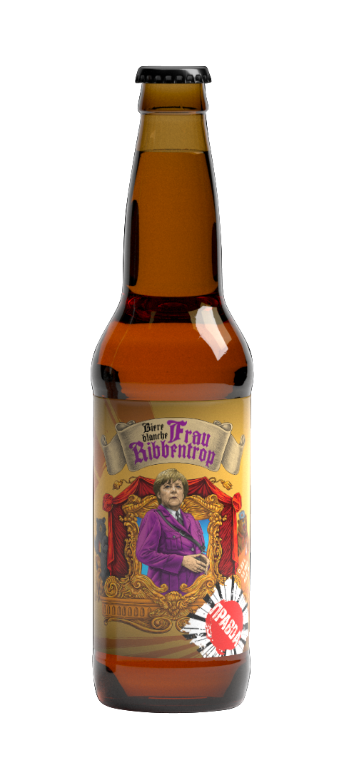 Крафтове пиво  "FRAU RIBBENTROP4,5% BELGIAN BLANCHE" 0,33л