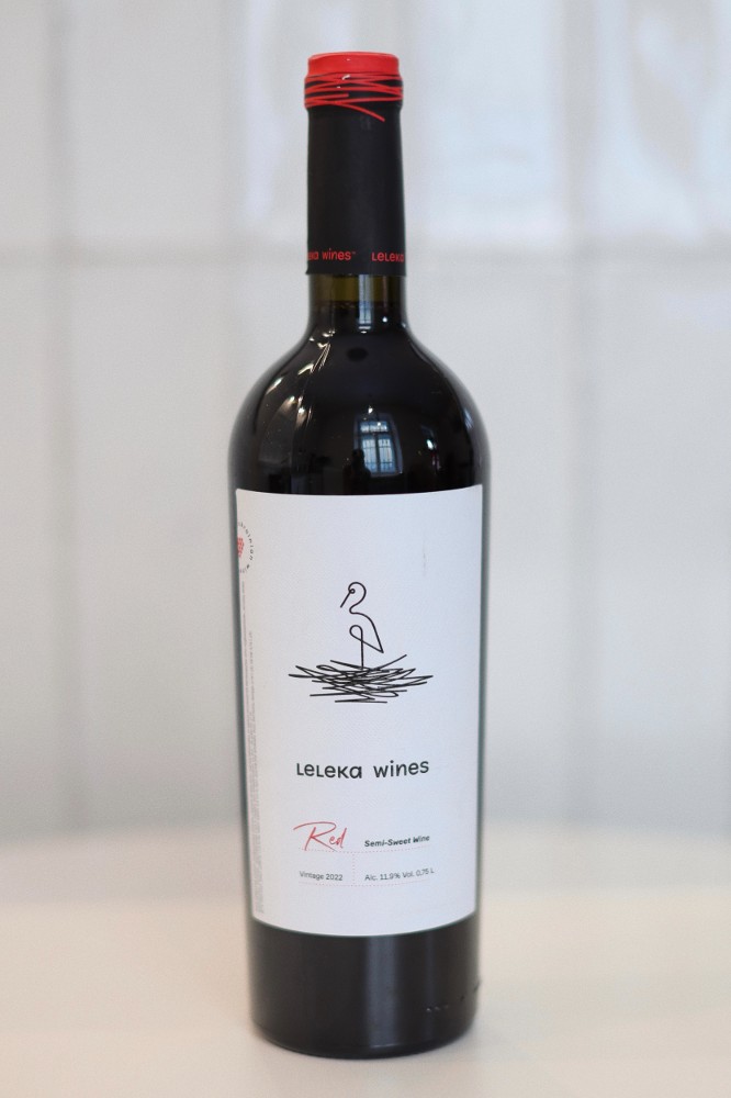 Вино Leleka Wines White біле півсолодке 12,5% 0,75л.