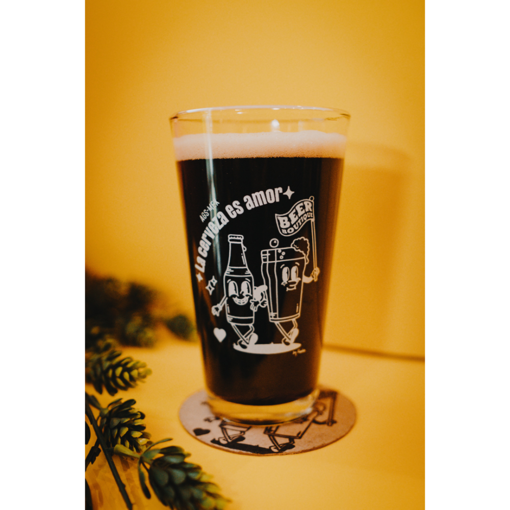 La Cerveza es Amor vaso