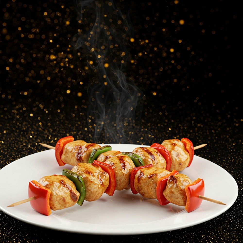 Шашлик з ананасом