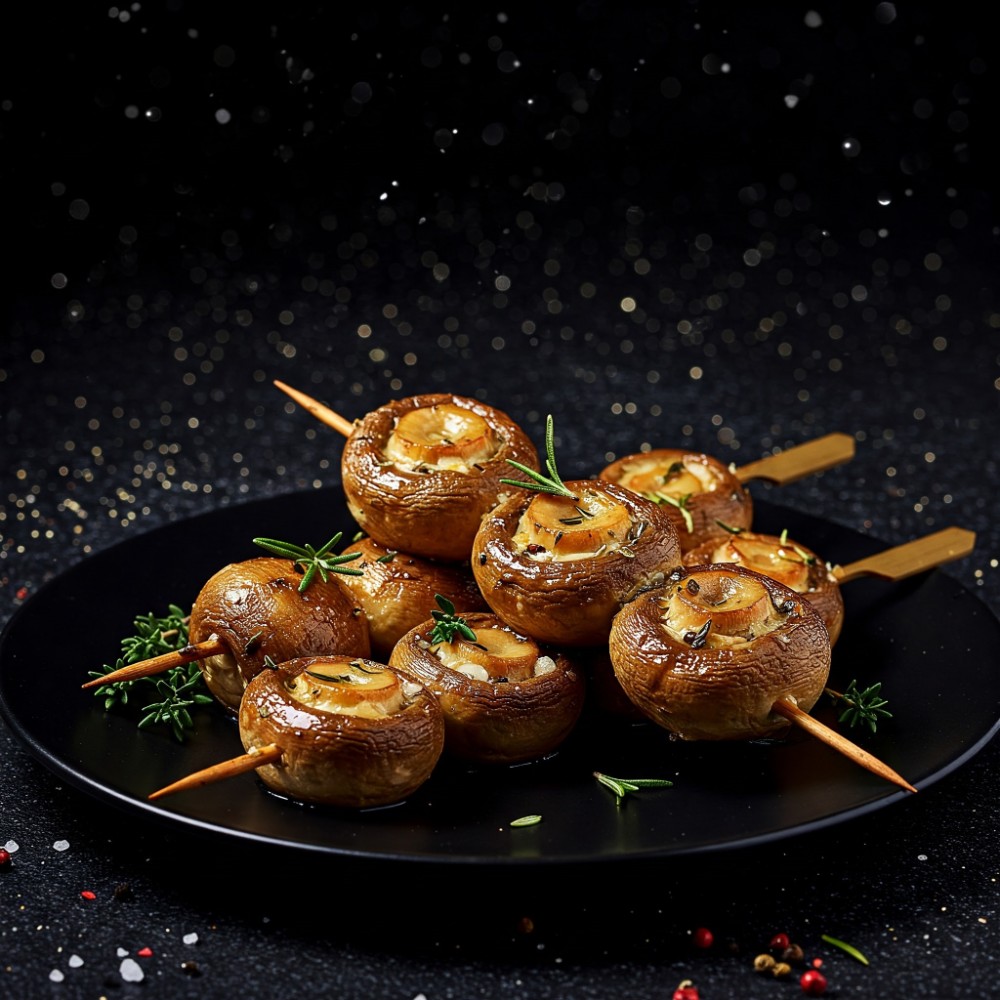 Печериці запечені