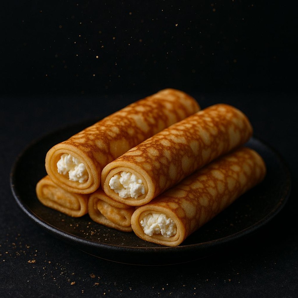 млинці з творогом