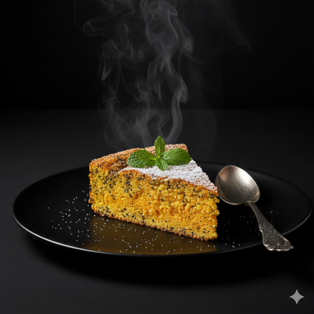 Запіканка з гарбузом та маком 