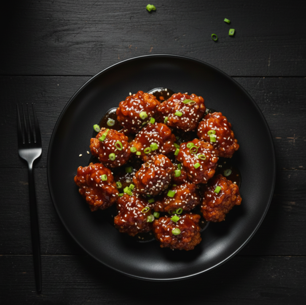 Курка в гостро солодкому соусі