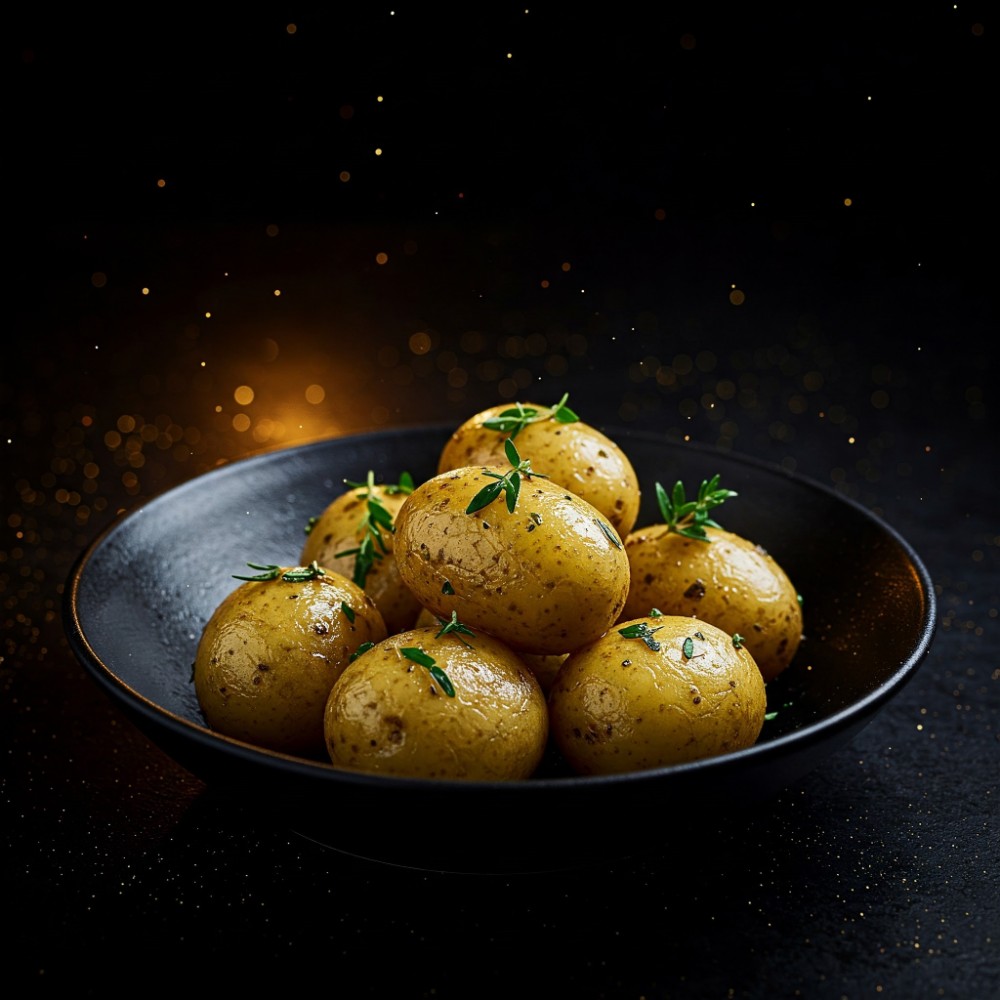 Молода картопля з зеленню 