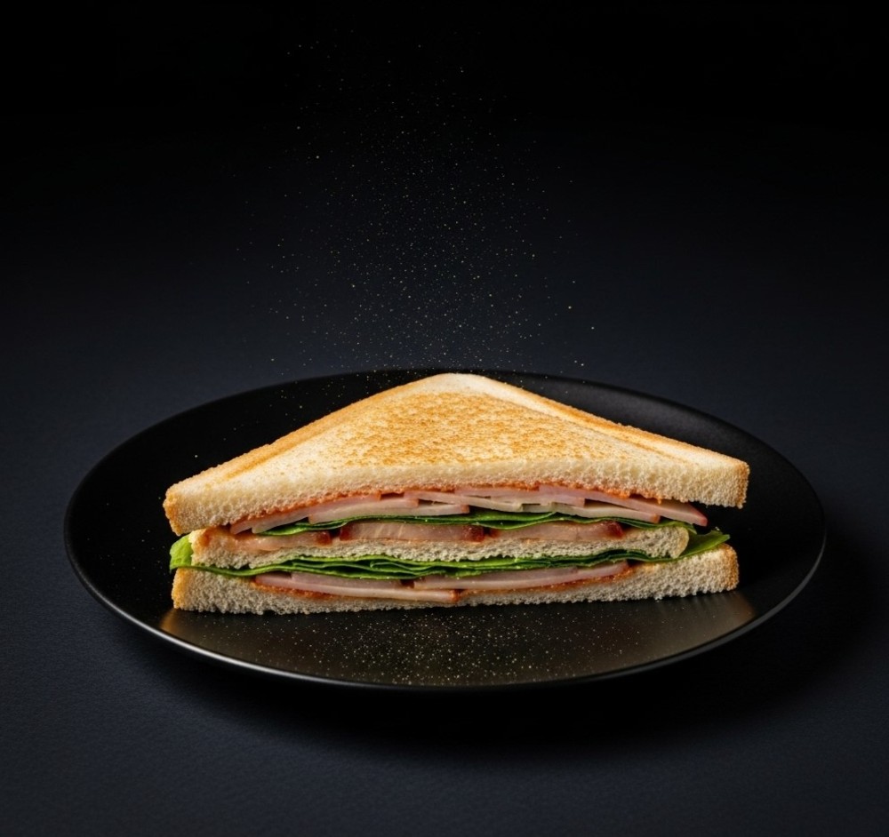 Сендвіч з шинкою та яйцем