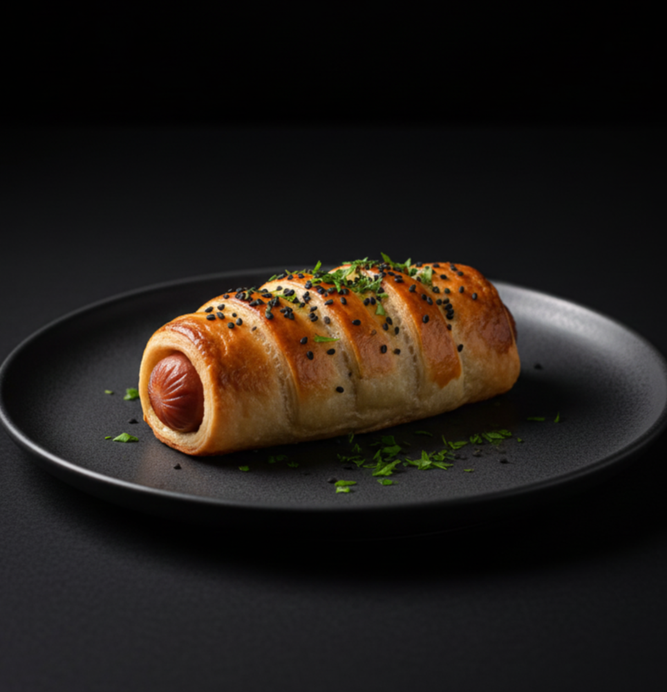 Сосиска в тісті запечена