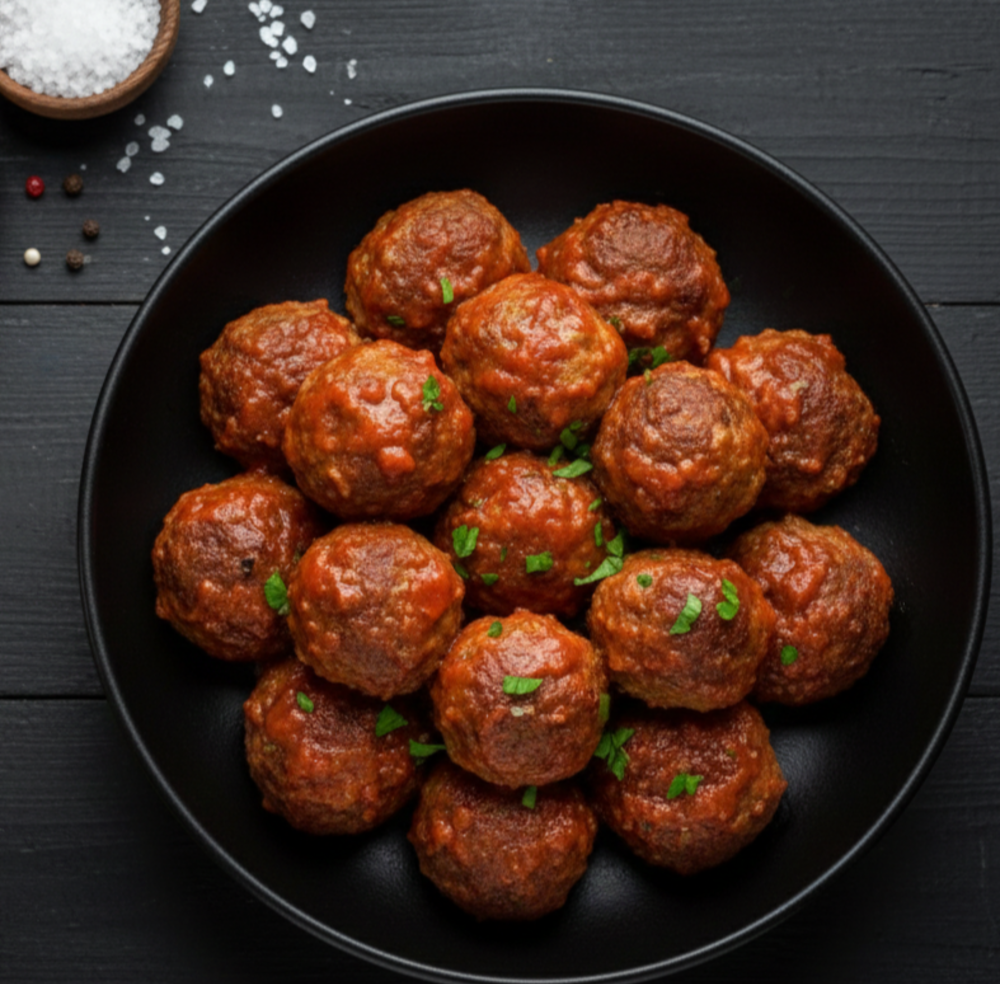 Мітболи з моцарелою 