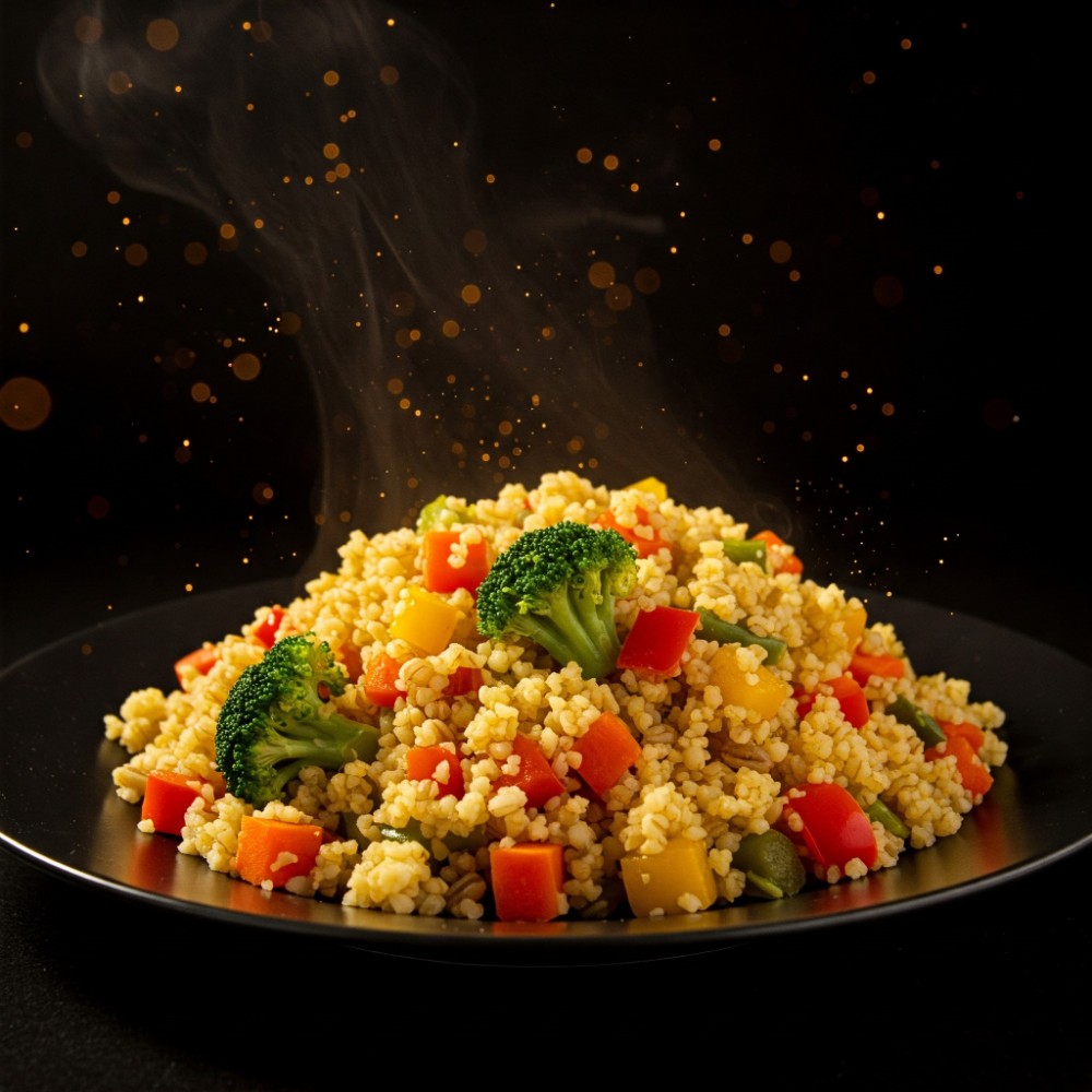 Булгур з овочами