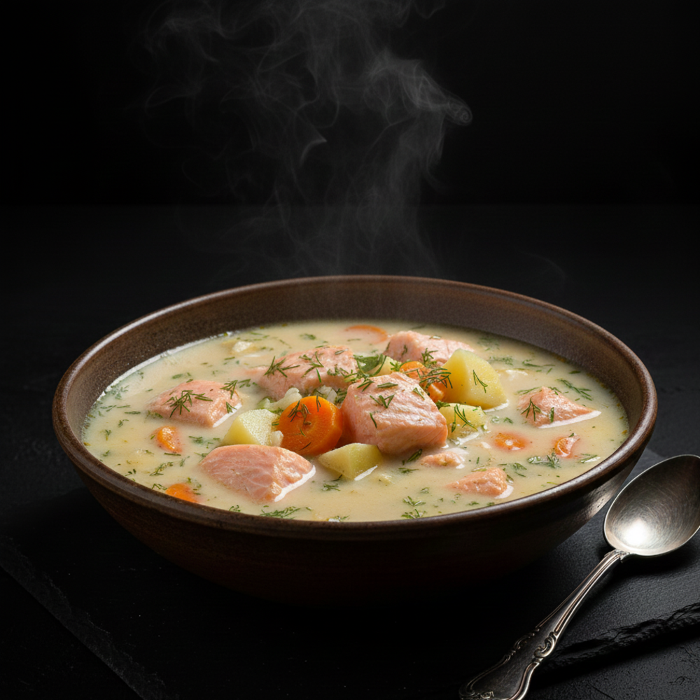 Вершкова рибна юшка