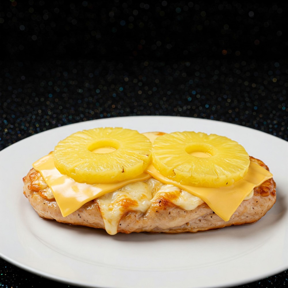 Відбивна куряча з ананасом