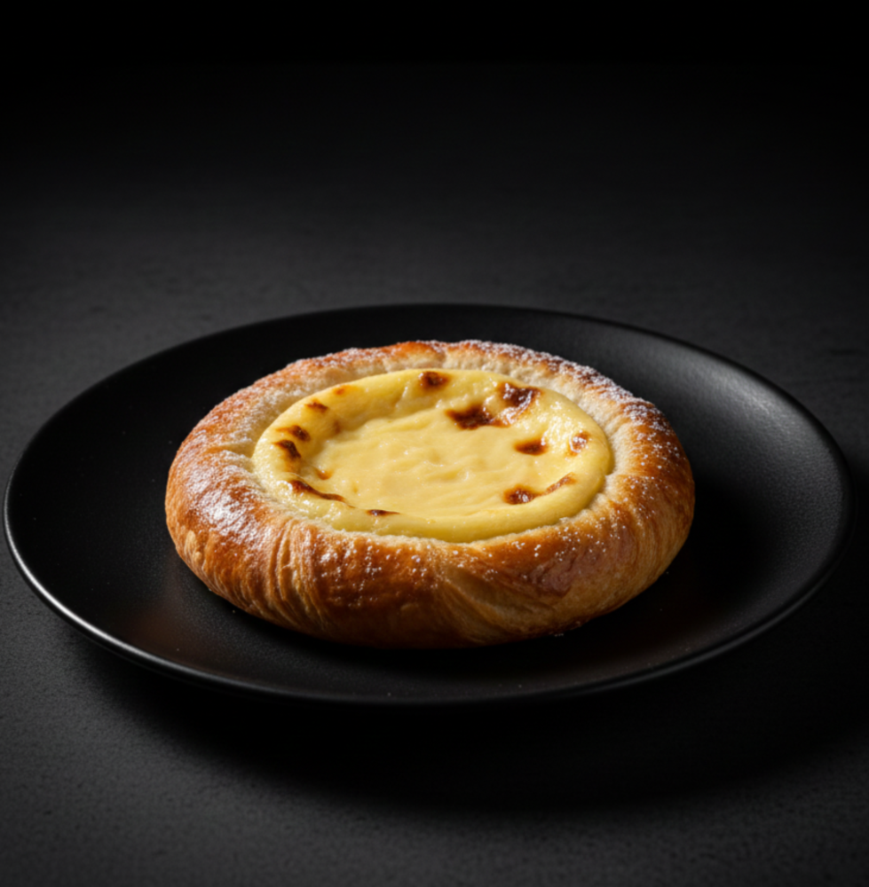 Ватрушка з заварним кремом 