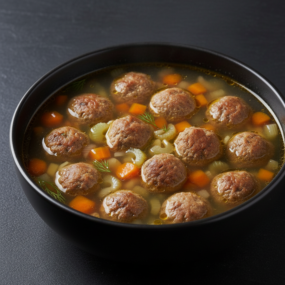 Суп з фрікадельками